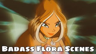 WINX CLUB badass flora moments for your edits (sea