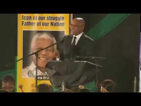 President Zuma leads singing in remembering Nelson Mandela