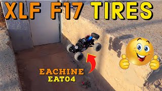 XLF F17 tires on EACHINE EAT04 | Does it transform this crazy beast?