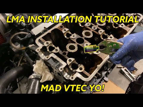 SKUNK2 LMA INSTALL INTO B16A HEAD | B20VTEC INTEGRA DC