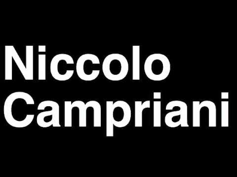 How to Pronounce Niccolo Campriani Italy Silver Medal 10m Air Rifle London 2012 Olympics Video