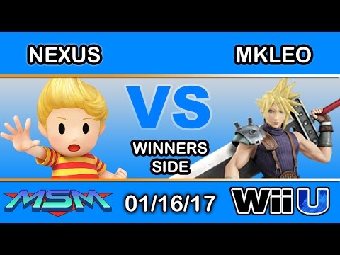 MSM 81 - Nexus (Lucas) Vs. Echo Fox | MkLeo (Cloud) Winners Side - Smash Wii U