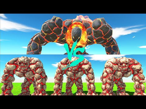 LAVABOY vs LAVA GOLEM - Animal Revolt Battle Simulator