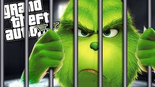 THE NEW GRINCH GOES TO PRISON MOD (GTA 5 PC Mods Gameplay)