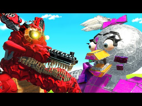 FNAF Invades ARBS but Who Will Win? - Animal Revolt Battle Simulator ARBS