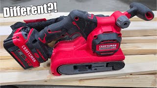 What Is It About This Tool? CRAFTSMAN V20 Brushless RP Belt Sander Review CMCW223B