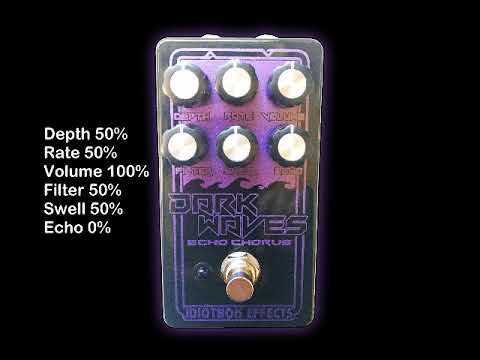 IdiotBox Effects Dark Waves Echo Chorus Pedal image 9
