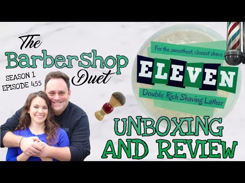 The Barbershop Duet - Mid-Century Modern Shave Soap by Eleven Shaving - Unboxing and Review