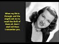 Jo Stafford “I Remember You" (1943) Johnny Mercer classic "Were we in Tahiti? Were we on the Nile?"