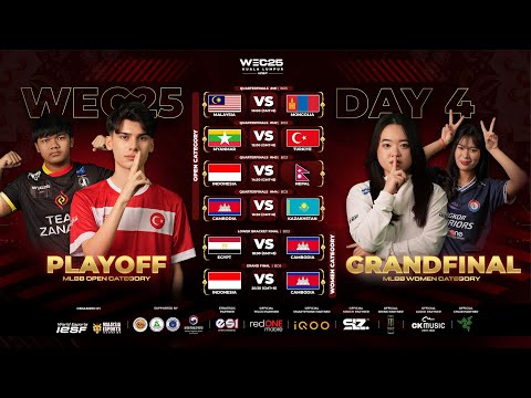 MLBB WOMEN | #M10 INDONESIA vs CAMBODIA - GRAND FINAL | IESF WEC25 | DAY 4