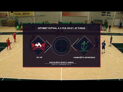 Optibet Futsal A Lyga | FK VIP - Panevėžys-Sportidus | Rungtynių Santrauka |