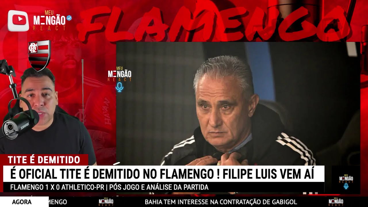 MAESTRO JUNIOR LARGOU O AÇO ! "TITE DEMITIDO ! DEIXOU O FLAMENGO EM FRANGALHOS!" FILIPE LUIS VEM AÍ