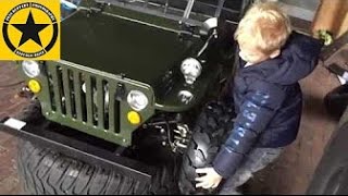 Children JEEP gasoline powered Motor Car: Jack's 2nd JEEP Project