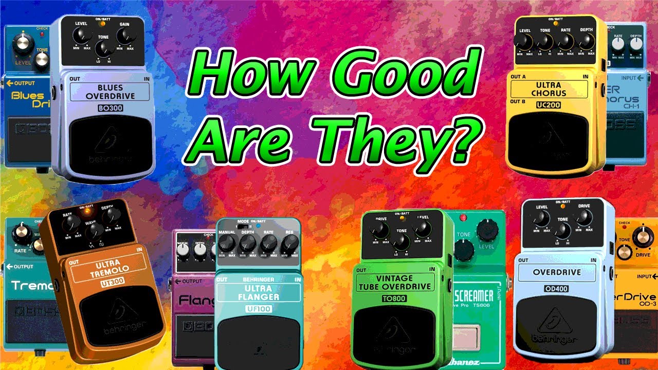 Behringer Pedal Shootout