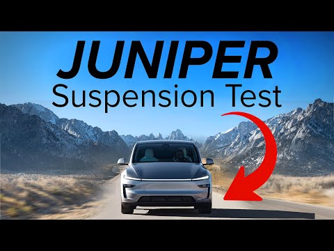 Tesla Model Y Juniper Suspension Test is INCREDIBLE! - Comparison