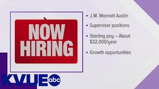 Local companies hiring in the Austin area: J.W. Marriott and Evins Medical Staffing | KVUE