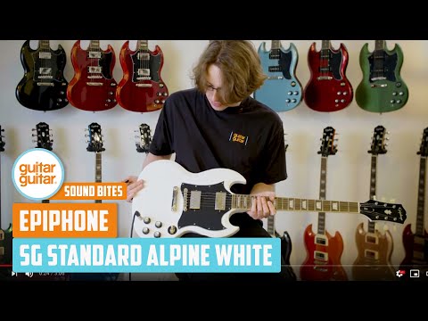 Epiphone SG Standard Alpine White | NAMM 2020 | SOUNDBITES