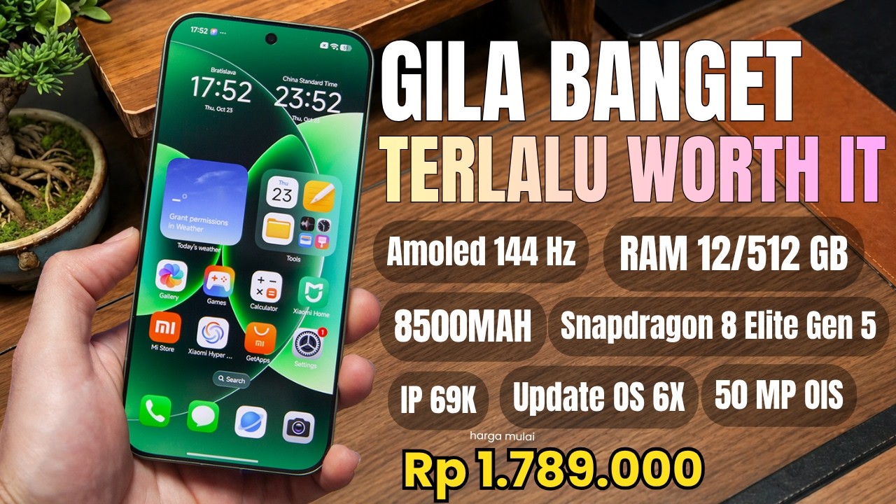 GILA BARU RILIS LANGSUNG LUDES‼️RAM 12/512 GB, 8.500MAH - HP TERBAIK PALING LARIS APRIL 2026