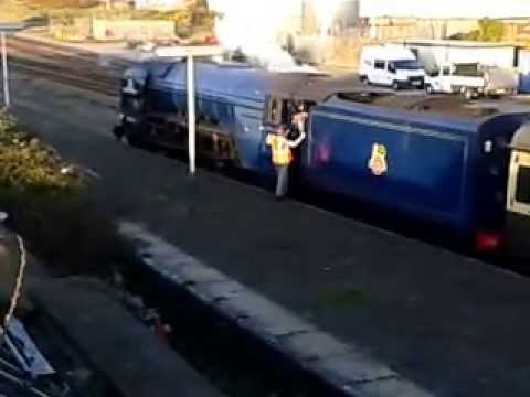 60163 Tornado has brake failure at Rhyl 20.4.13