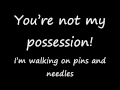 Billy Talent - Pins And Needles Lyrics