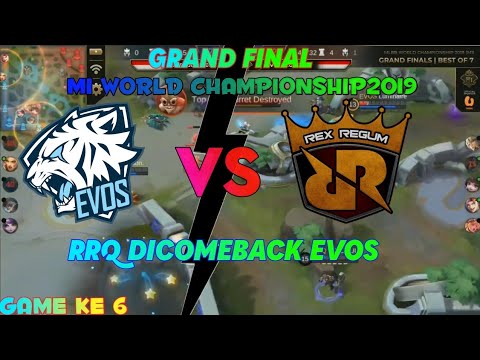 Grand Final!! RRQ VS EVOS || RRQ DICOMEBACK OLEH EVOS || Xborg Oura ngeri