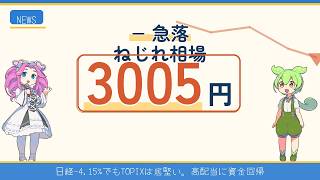 【6/26 日本株】−3005円の急反落！でもTOPIXは底堅い…AI急落の裏で進む“ねじれ相場”