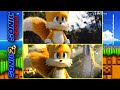 SONIC Movie End Credits VS Sonic 2 Tails Redesign Side By Side