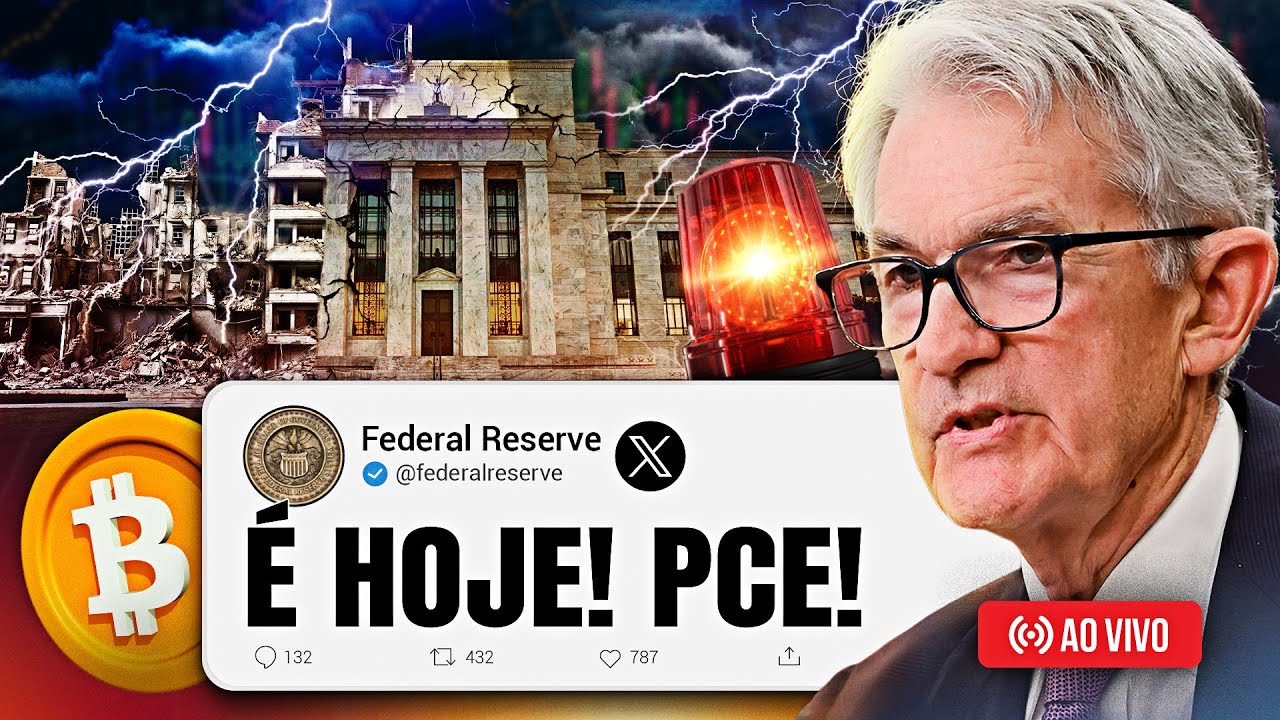 BITCOIN URGENTE! INFLAÇÃO PCE AO VIVO! TRUMP QUER FAZER ALGO QUE WALL STREET NÃO VÊ HÁ MEIO SÉCULO