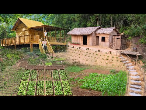 3 Years Transforming a Wild Forest into a Beautiful Paradise Farm – Building, Planting, Raising...