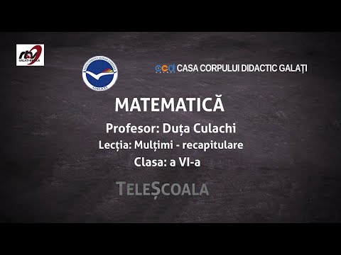 Mathematics - Grade 6 - ''Sets - Review''