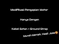 Upgrade Pengapian TVS Dazz Dengan Kabel Setan Ground Strap Josss