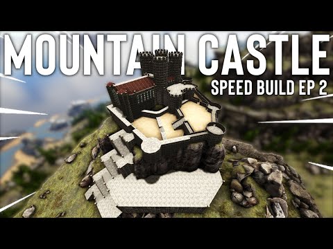 ARK: Mountain Castle Build - Speed Build Tutorial | Ep 2