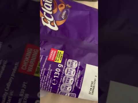 Cadbury Eclairs toffee chocolate and watching Netflix