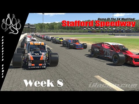 IRacing: Stafford Motor Speedway Weekly Series | SK Modifieds | Week 8