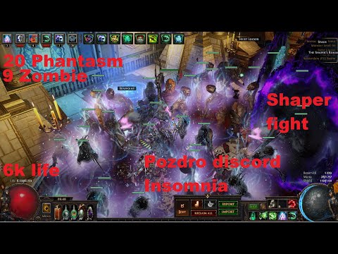 Poe 3.12 Heist - Phantasm build (Soulwrest) - Shaper fight