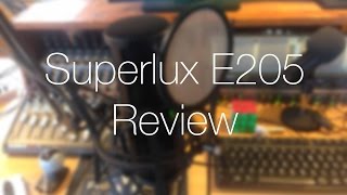 Video thumbnail for Superlux E205 Review by Michael McAndrew