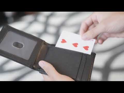 Saturn Magic - FPS Zeta Wallet Black (Gimmicks and Online Instructions) by Magic Firm - Trick