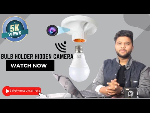 Spy WiFi Lamp Holder Camera