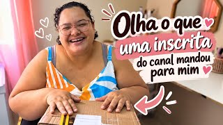 Recebidos do canal| Abrindo Presentes de uma Inscrita 🩷🩷🩷