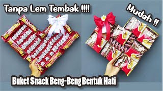 Download lagu Heart Shape Beng-Beng Snack Bouquet | Beginner Tutorials ! mp3
