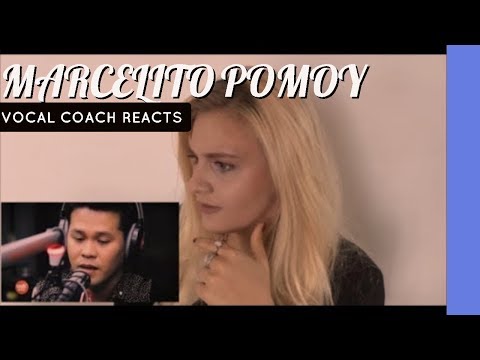 VOCAL COACH REACTS   MARCELITO POMOY  sings The Prayer!