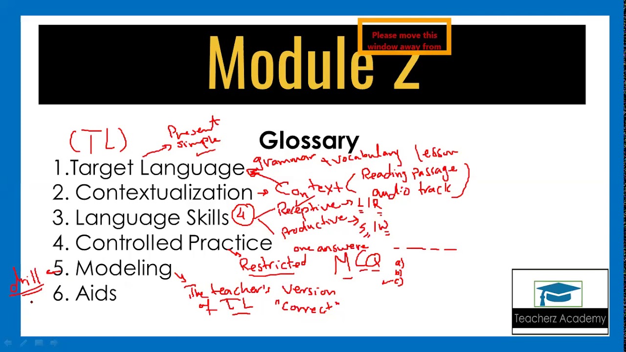 TKT   Module 2  lesson aims