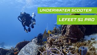 Dive Deeper with the Lefeet S1 Pro Double Underwater Scooter!