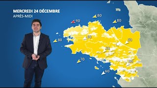 Illustration de l'actualité La météo de votre mercredi 24 décembre 2025