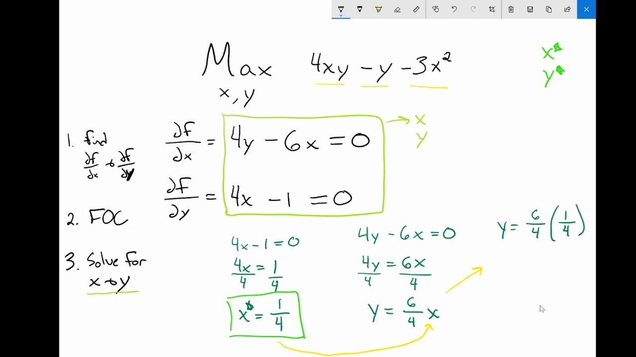 Optimization 2   Examples and Constraints