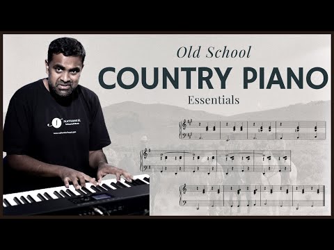 “Old School” Country Rhythm Essentials for Easy Piano Accompaniment