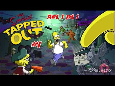 The Simpsons: Tapped Out [77] Halloween Treehouse of Horror Update (2016) Pt 1 (Act 1) {Overview}
