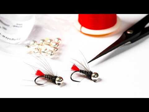 Red Tag CDC Jig Nymph Fly Tying Pattern - River Trout & Grayling Fishing.