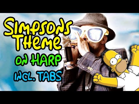 Simpsons Theme on Harmonica (Diatonic) - incl. TABs