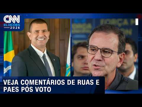 Paes diz ter construído “ampla aliança”; Ruas acredita em vitória no 1º turno | CNN ELEIÇÕES
